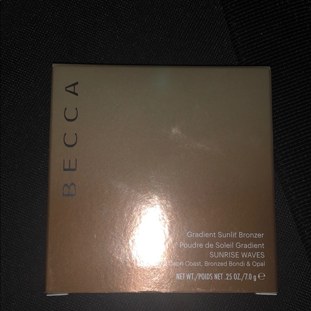 New Becca Gradient Sunlit Bronzer Sunrise Waves